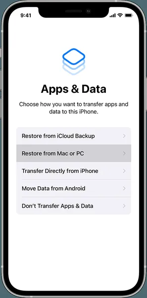 Используйте Finder или iTunes для переноса данных с предыдущего устройства iOS на новый iPhone, iPad или iPod touch - Служба поддержки Apple