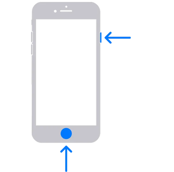 Как сделать снимок экрана на моделях iPhone с Touch ID