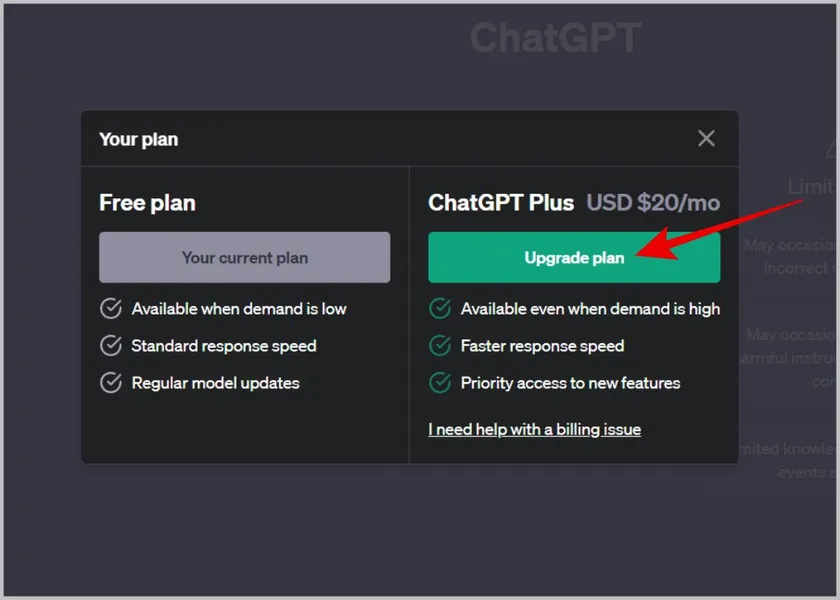 План обновления на ChatGPT