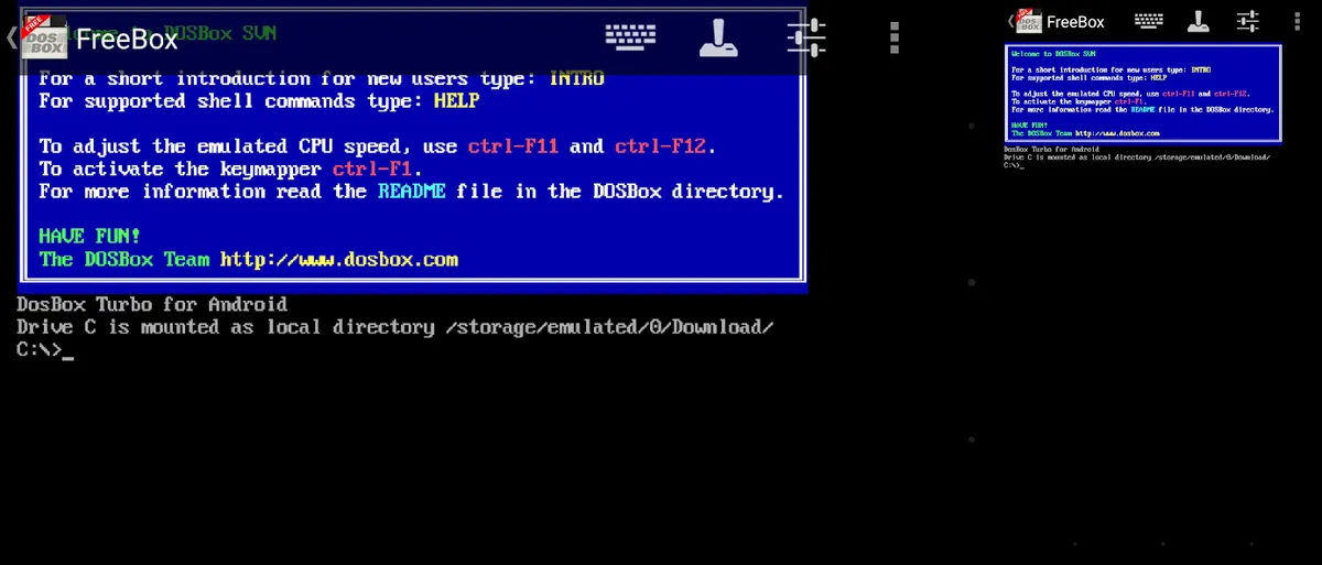 Запускайте exe-файлы на Android с помощью приложения DOS BOX