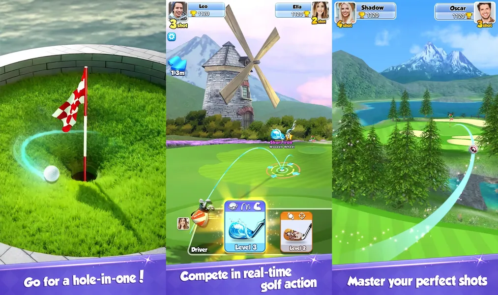 Скриншот игры Golf Rival для Android