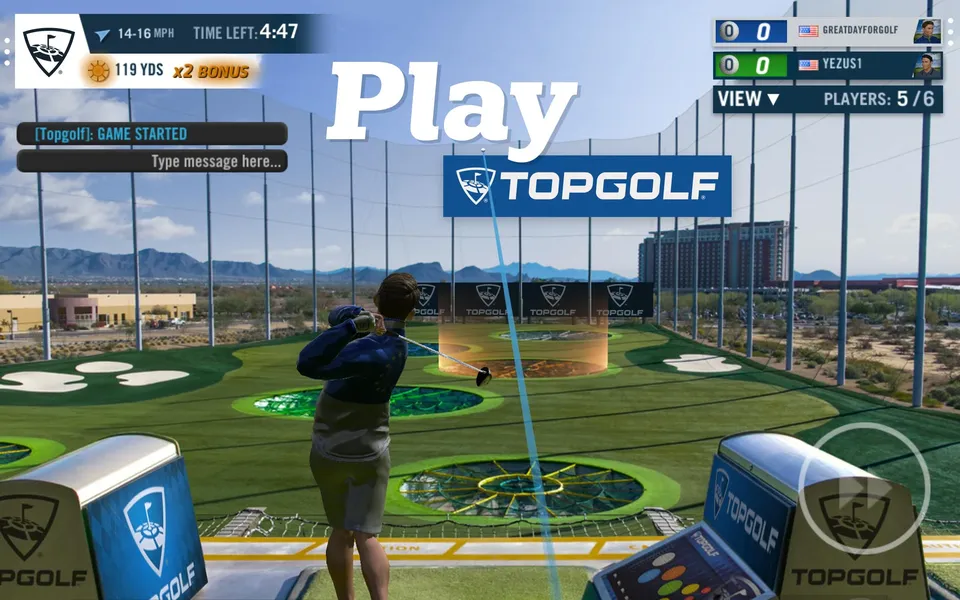 Скриншот игры WGT Golf для Android