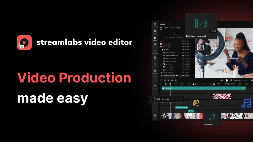 Streamlabs Video Editor
