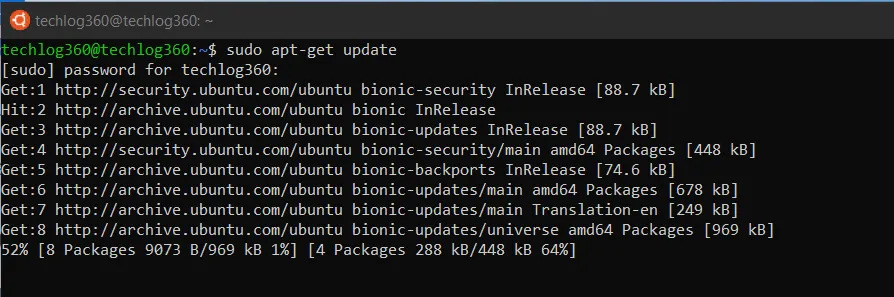 sudo apt-get update — основные команды Ubuntu